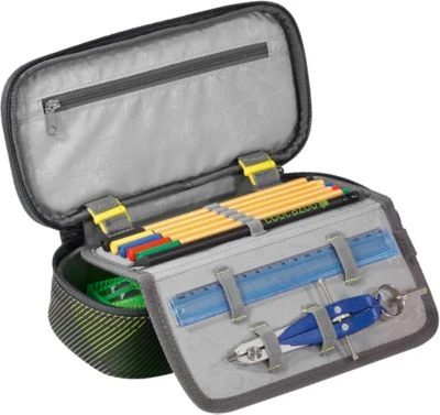 Coocazoo Etuibox PencilDenzel Polygon Bricks Grey 2 Coocazoo Etuibox PencilDenzel Polygon Bricks Grey – Bild 2