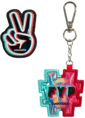 Coocazoo Rucksackhänger COLOUR-UP Tik Tok, 2-tlg. 1 Coocazoo Rucksackhänger COLOUR-UP Tik Tok, 2-tlg.