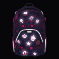 Coocazoo Aufkleber-Set "StickyRicky", Rot, Reflektierend Und Wasserfest, Selbstklebende Textilsticker -Coocazoo Schule Verkäufe 49222