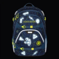 Coocazoo Aufkleber-Set "StickyRicky", Blau, Reflektierend Und Wasserfest, Selbstklebende Textilsticker -Coocazoo Schule Verkäufe 49228