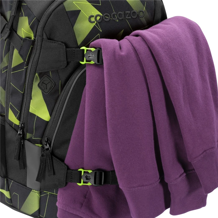 Schulrucksack Coocazoo MATE, Lime Flash, AGR-Zertifikat 8 Schulrucksack Coocazoo MATE, Lime Flash, AGR-Zertifikat – Bild 8