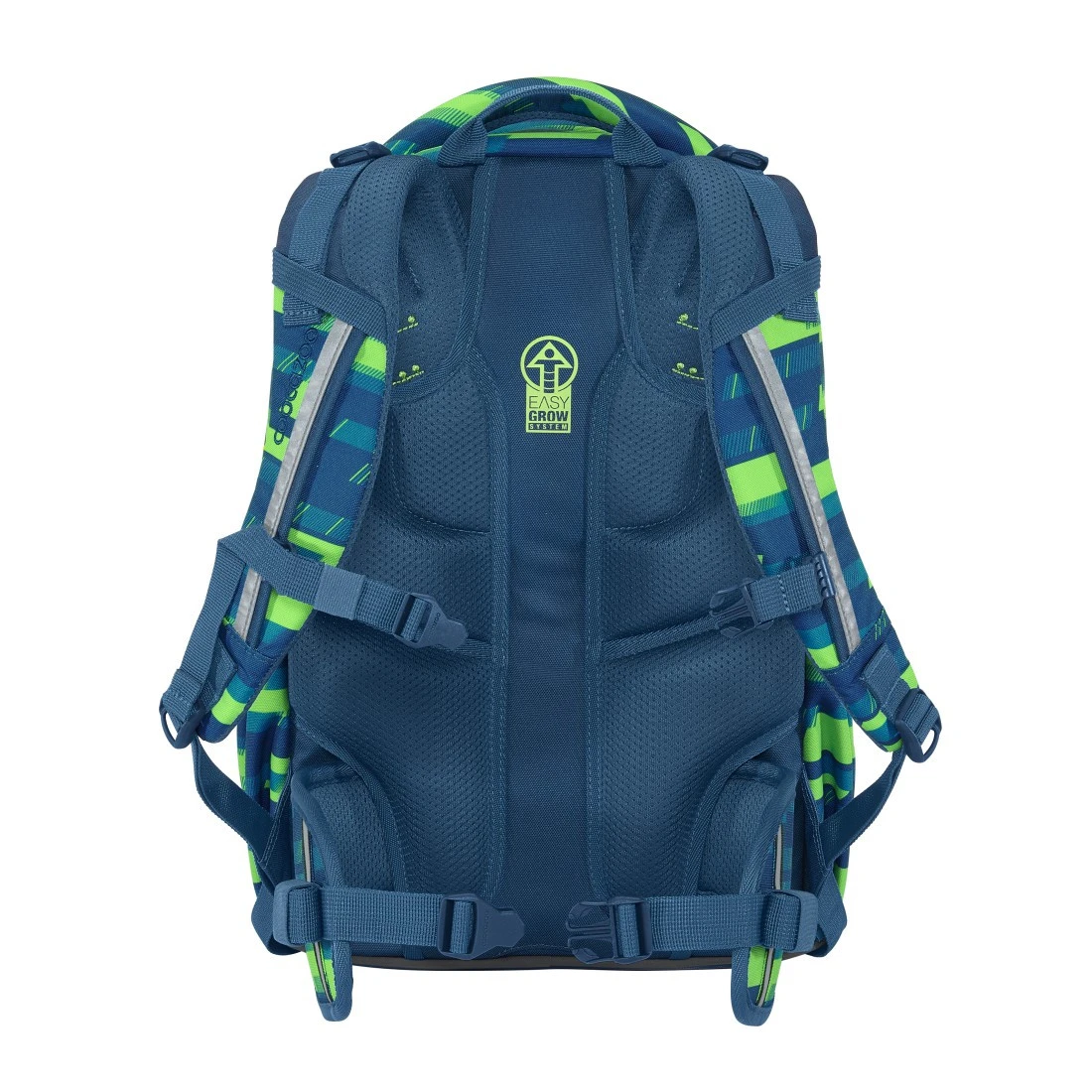 Schulrucksack Coocazoo JOKER, Lime Stripe, AGR-Zertifikat 2 Schulrucksack Coocazoo JOKER, Lime Stripe, AGR-Zertifikat – Bild 2