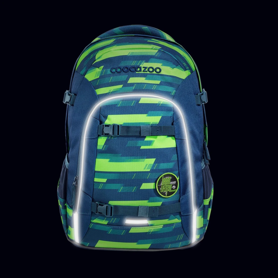 Schulrucksack Coocazoo JOKER, Lime Stripe, AGR-Zertifikat 8 Schulrucksack Coocazoo JOKER, Lime Stripe, AGR-Zertifikat – Bild 8