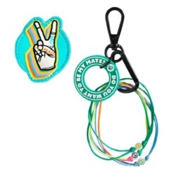 Coocazoo 211475 COLOUR UP-Set Colourful World: Anhänger & Klett-Patch